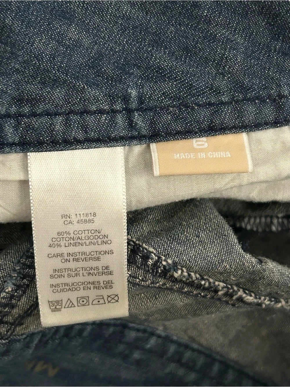 Michael Kors Wide Leg Cropped Culotte Jeans | Size 6